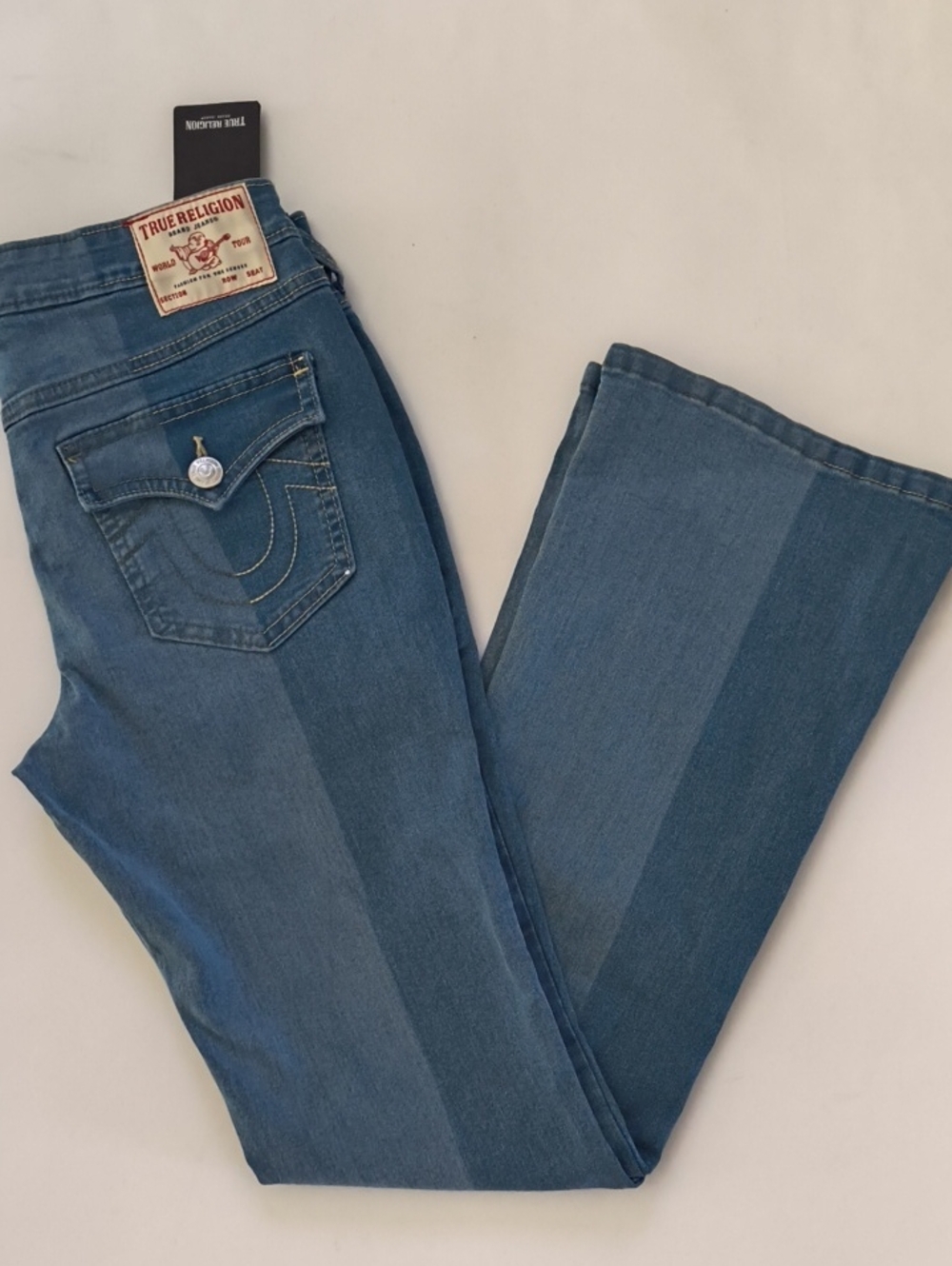 True Religion Womens Becca Bootcut jeans Size 28 Blue